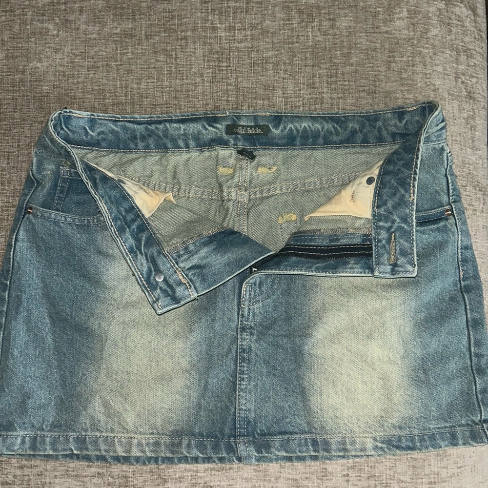 Wild Fable Denim Mini Skirt